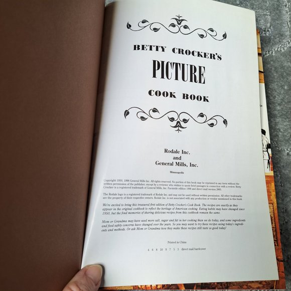 Betty Crocker Cooking Ser.: Betty Crocker's Picture Cookbook, Facsimile Edition - Picture 2 of 7